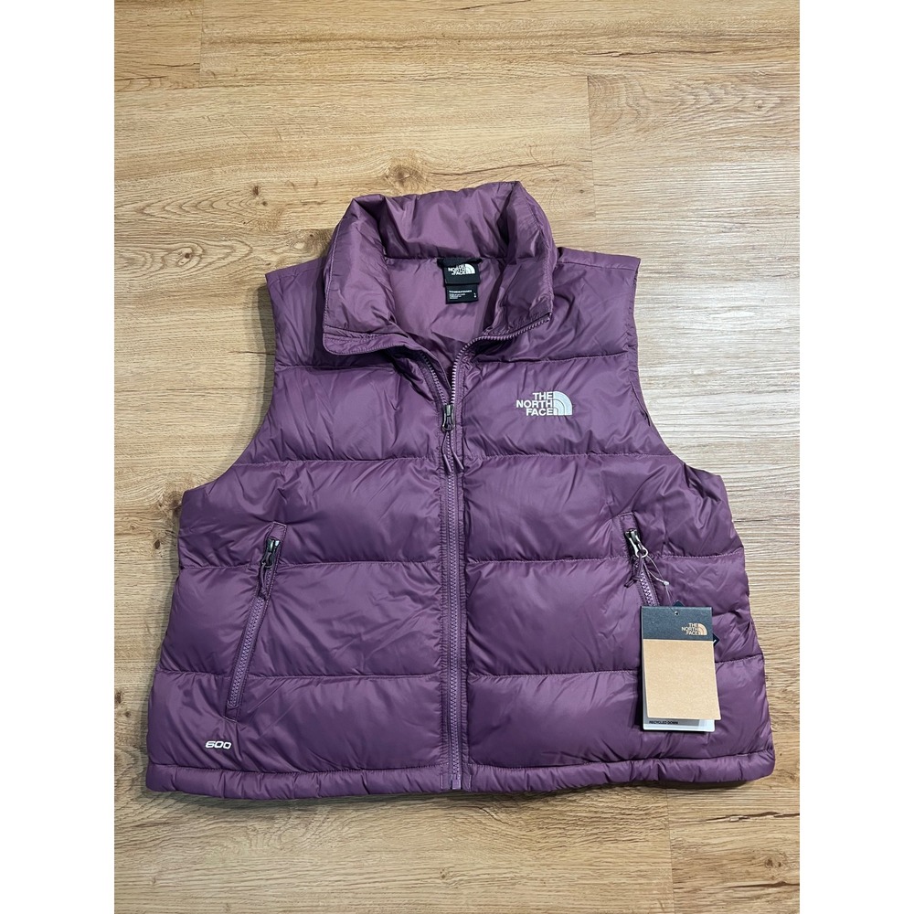 The North Face Women's L Hydrenalite 600 Down Vest Midnight Mauve Purple NWT